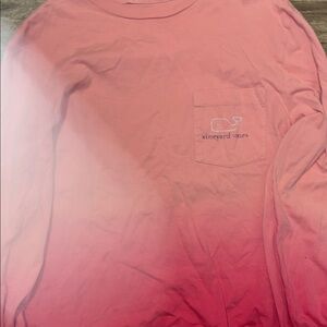 Vineyard Vines Men's Pink Long Sleeve Shirt